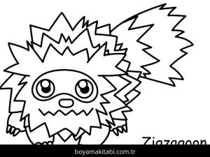 Pokemon boyama sayfası – sanatsal çalışma, çocuklar için