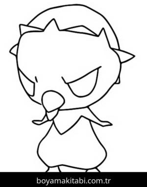 Pokemon boyama sayfası – kolay boyama, eğitici aktivite