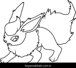 Pokemon boyama sayfası – el becerilerini geliştirir, boyama çalışması