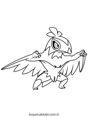 Pokemon boyama sayfası – renkli çizimler, okul öncesi