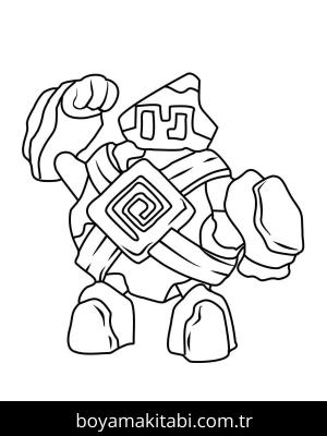 Pokemon boyama sayfası – basit çizim, kolay boyama