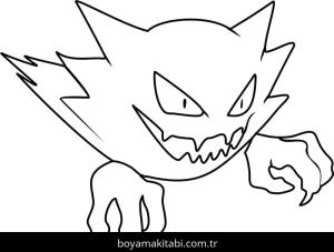 Pokemon boyama sayfası – renkli çizimler, okul öncesi