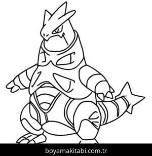 Pokemon boyama sayfası – el becerilerini geliştirir, boyama çalışması
