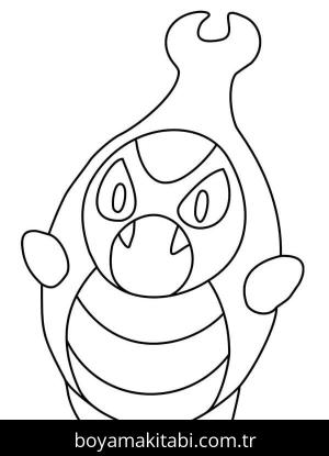 Pokemon boyama sayfası – boyama çalışması, yaratıcılığı geliştirir