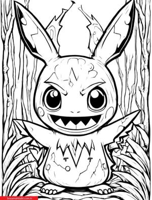 Pokemon boyama sayfası, Pokemon coloring page, , 