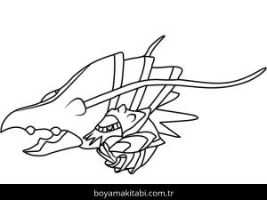 Pokemon boyama sayfası – basit çizim, kolay boyama