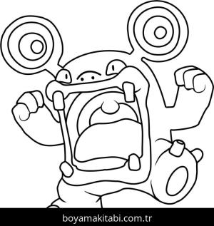 Pokemon boyama sayfası – kolay boyama, eğitici aktivite