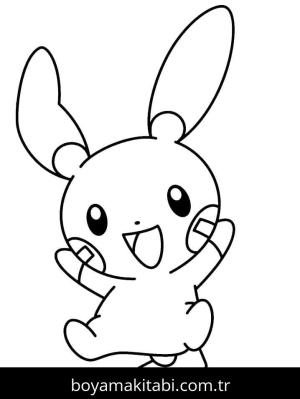 Pokemon boyama sayfası – çocuklar için, çizgi film temalı