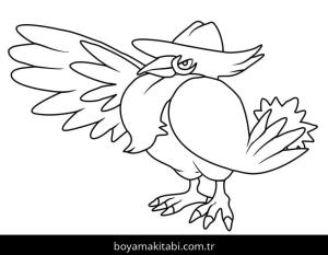 Pokemon boyama sayfası – renkli çizimler, okul öncesi