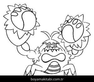 Pokemon boyama sayfası – eğitici aktivite, yaratıcılık