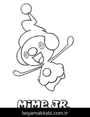 Pokemon boyama sayfası – çocuk aktivitesi, PDF indir