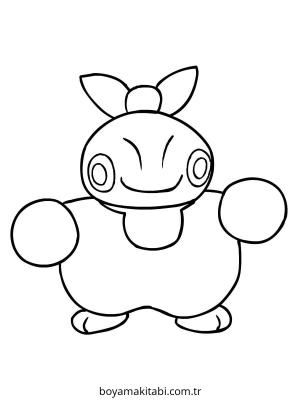 Pokemon boyama sayfası – kolay boyama, eğitici aktivite