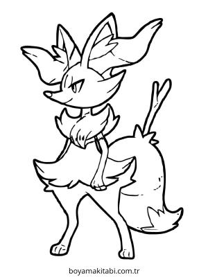 Pokemon boyama sayfası – el becerilerini geliştirir, boyama çalışması