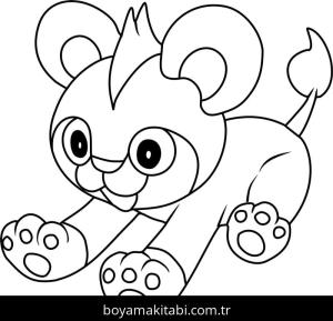 Pokemon boyama sayfası – sanatsal çalışma, çocuklar için