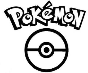 Pokemon boyama sayfası, Pokemon coloring page, Pokemon Ve Pokeball Logosu, 