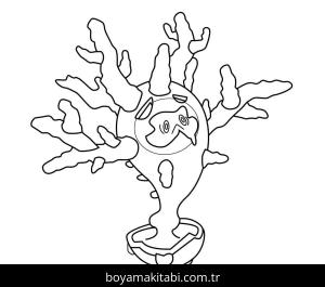 Pokemon boyama sayfası – el becerilerini geliştirir, boyama çalışması