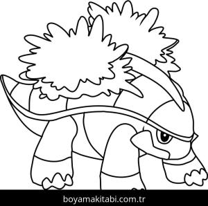 Pokemon boyama sayfası – sevimli karakter, sanatsal çalışma