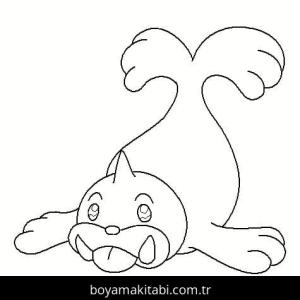 Pokemon boyama sayfası – sanatsal çalışma, çocuklar için