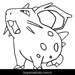 Pokemon boyama sayfası – el becerilerini geliştirir, boyama çalışması