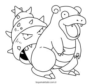 Pokemon boyama sayfası – sanatsal çalışma, çocuklar için