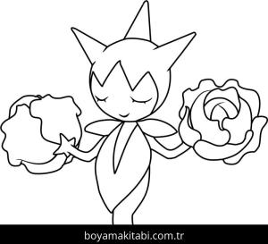 Pokemon boyama sayfası – eğlenceli etkinlik, el becerilerini geliştirir