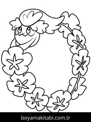 Pokemon boyama sayfası – sevimli karakter, sanatsal çalışma