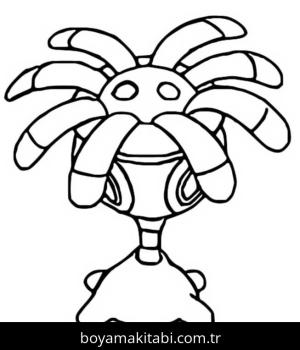 Pokemon boyama sayfası – el becerilerini geliştirir, boyama çalışması