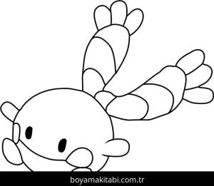 Pokemon boyama sayfası – renkli çizimler, okul öncesi