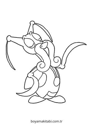 Pokemon boyama sayfası – sevimli karakter, sanatsal çalışma