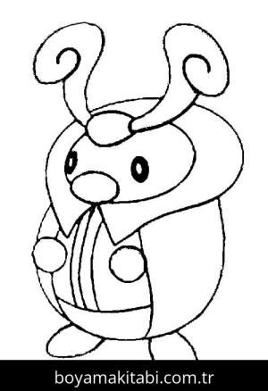 Pokemon boyama sayfası – eğlenceli etkinlik, el becerilerini geliştirir