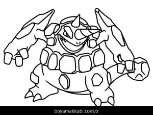 Pokemon boyama sayfası – boyama çalışması, yaratıcılığı geliştirir