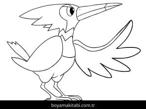 Pokemon boyama sayfası – kolay boyama, eğitici aktivite