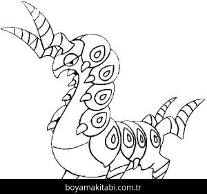 Pokemon boyama sayfası – kolay boyama, eğitici aktivite