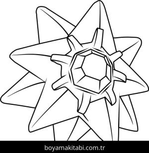 Pokemon boyama sayfası – basit çizim, kolay boyama