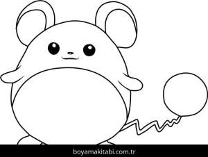 Pokemon boyama sayfası – çocuklar için, çizgi film temalı