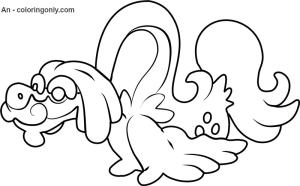 Pokemon boyama sayfası, Pokemon coloring page, Drampa, 