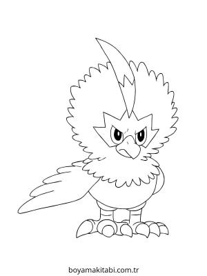 Pokemon boyama sayfası – eğlenceli etkinlik, el becerilerini geliştirir