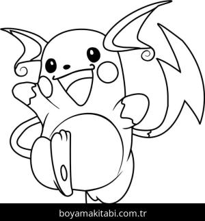 Pokemon boyama sayfası – çocuklar için, çizgi film temalı