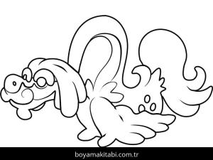 Pokemon boyama sayfası – el becerilerini geliştirir, boyama çalışması