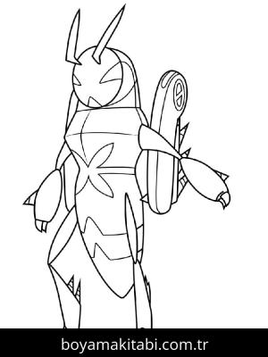 Pokemon boyama sayfası – renkli çizimler, okul öncesi