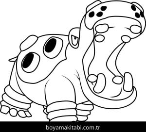 Pokemon boyama sayfası – el becerilerini geliştirir, boyama çalışması