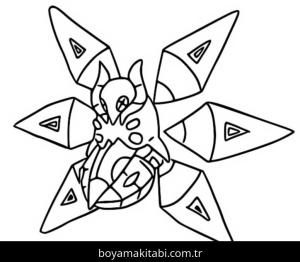 Pokemon boyama sayfası – renkli çizimler, okul öncesi