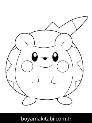 Pokemon boyama sayfası – çocuklar için, çizgi film temalı