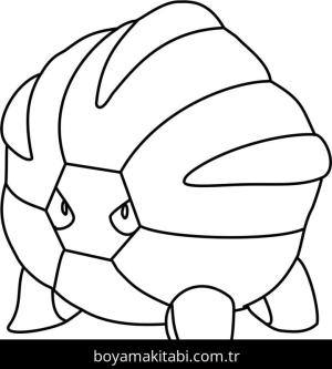 Pokemon boyama sayfası – sevimli karakter, sanatsal çalışma