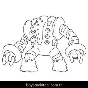 Pokemon boyama sayfası – sanatsal çalışma, çocuklar için