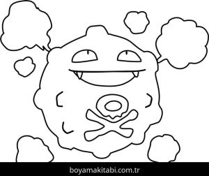 Pokemon boyama sayfası – sanatsal çalışma, çocuklar için