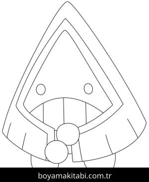 Pokemon boyama sayfası – renkli çizimler, okul öncesi