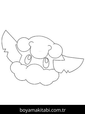 Pokemon boyama sayfası – kolay boyama, eğitici aktivite