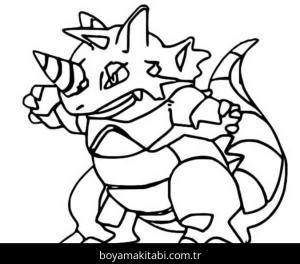 Pokemon boyama sayfası – renkli çizimler, okul öncesi