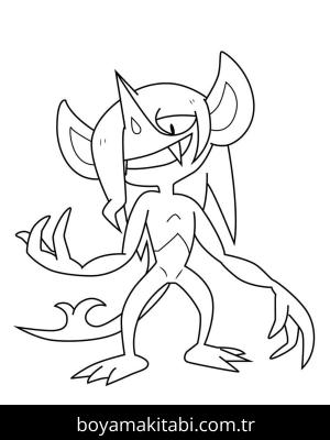 Pokemon boyama sayfası – yaratıcılığı geliştirir, keyifli zaman
